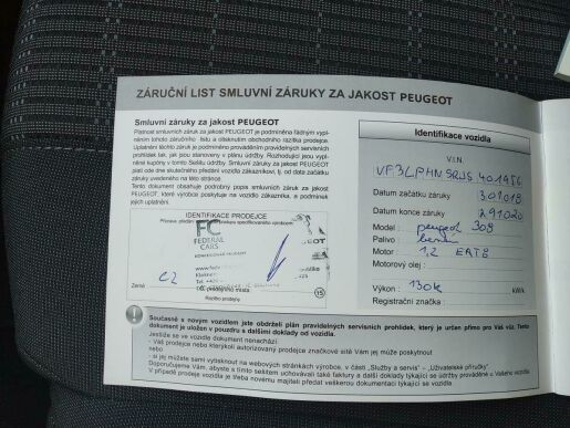Peugeot 308 ALLURE 1.2 PureTech 130k EAT8